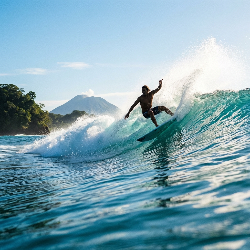 Surfing in Panama